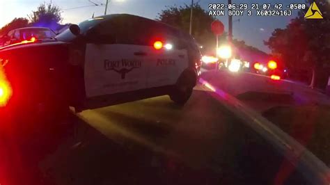 Police Video Shows Fort Worth Officers Chase Shoot At Domestic Violence Suspect