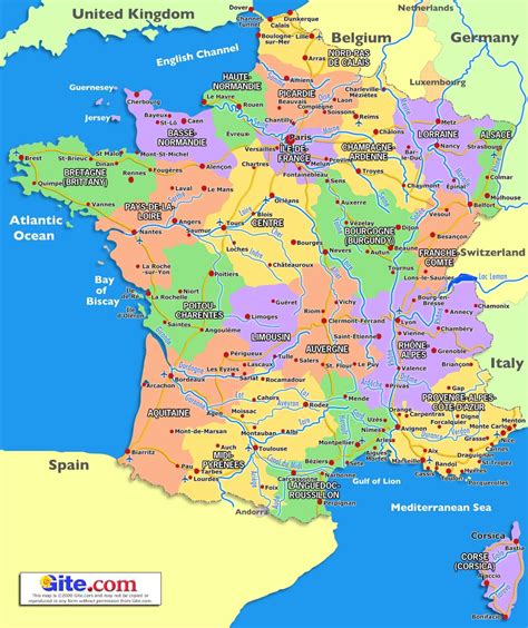 Maps France Info Vacances Guide Voyage