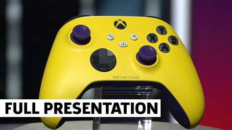 Xbox Design Lab Xbox Games Showcase 2021 Youtube