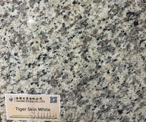 Polished Tiger Skin White Granite Tiles From China Stonecontact Com