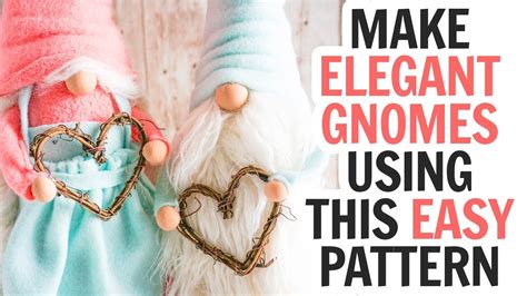 Gnome Sewing Pattern Gnome Pattern For Beginners Gnomes Diy How