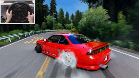 Drifting Nissan Silvia S Assetto Corsa Thrustmaster T Rs Gt