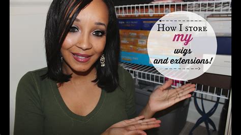 Think carefully when you try to store your wigs for travel. How I Store and Maintain My Wigs and Extensions! - YouTube