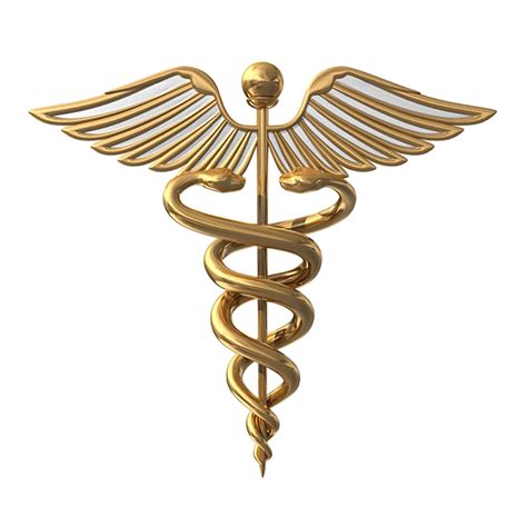 Staff Of Hermes Caduceus As A Symbol Of Medicine Rod Of Asclepius Stock