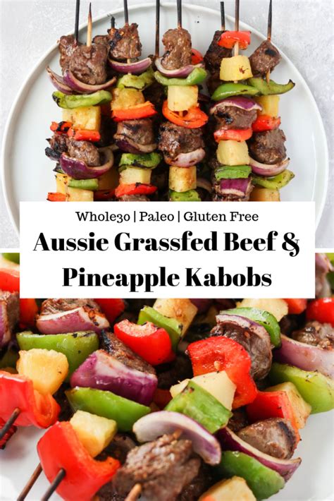 Aussie Grassfed Beef Kabobs Whole30 Marys Whole Life