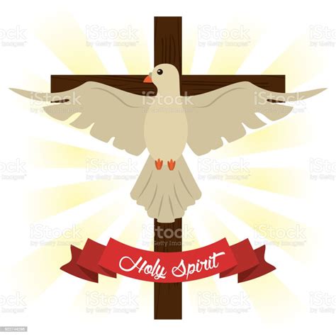 Holy Spirit Cross Concept Image Stock Illustration Download Image Now
