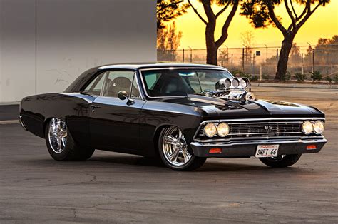 1966, Chevy, Chevelle, Pro, Street, Muscle, Classic, Hot, Rod, Rods ...