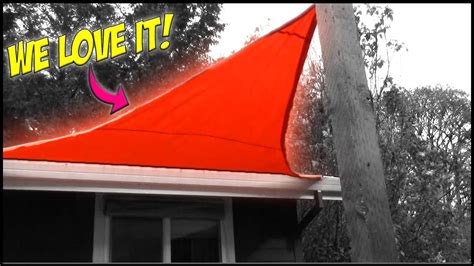 How To Install A Shade Sail Youtube