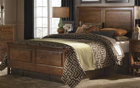 Kincaid Cherry Park Solid Wood King Panel Bed 63 136p