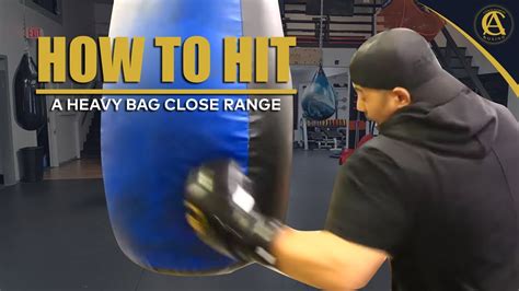 How To Hit A Heavy Bag Close Range Coach Anthony Boxing Youtube