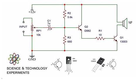 13005 Transistor Amplifier Circuit Diagram - template