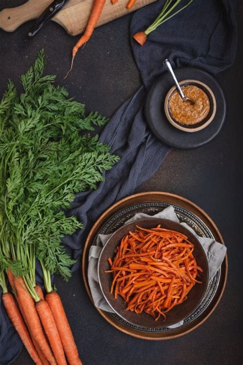 Curry Carrot Fries With Peanut Sauce Feasting Not Fasting