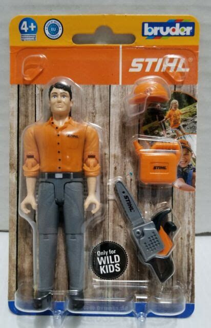 Stihl Forestry Worker Play Figure Bruder Toys 69910 Ebay