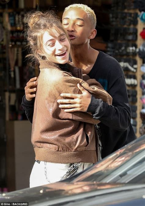 Jaden Smith Packs On The Pda With Girlfriend Odessa Adlo Daily Mail Online