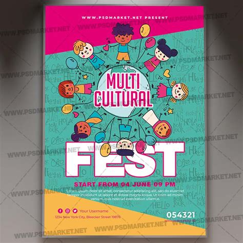 Download Multicultural Fest Template Flyer Psd Psdmarket