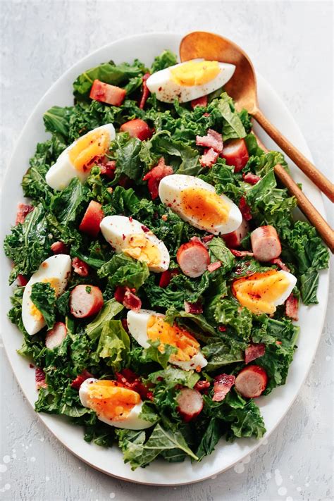 Easy Kale Breakfast Salad Low Carb And Whole