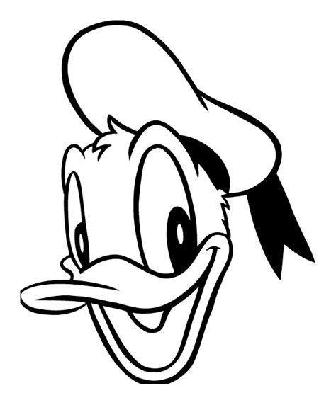 Coloriage Donald Duck 30402 Dessins Animés Dessin à Colorier