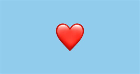 ️ Red Heart Emoji