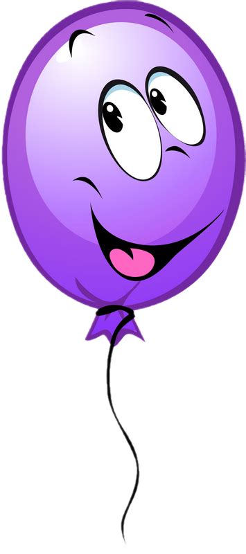 Envoyez un cadeau bien mieux que des fleurs : Cartoon png : ballon d'anniversaire - Birthday balloon