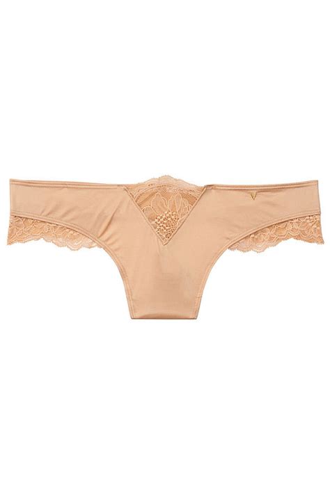 buy victoria s secret micro lace insert cheeky thong from the victoria s secret uk online shop