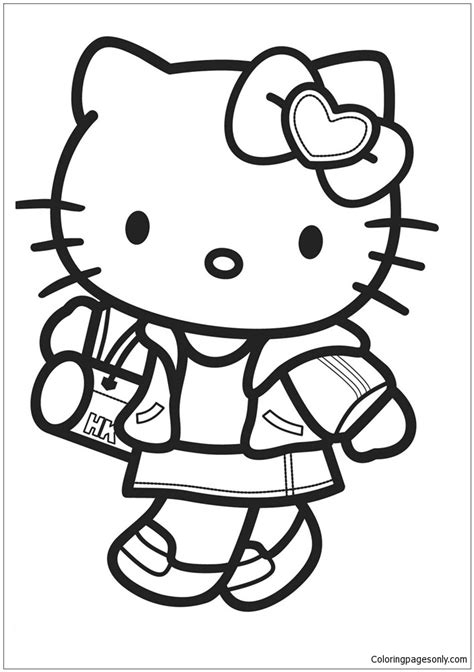 Hello Kitty 02 Coloring Pages - Cartoons Coloring Pages - Coloring