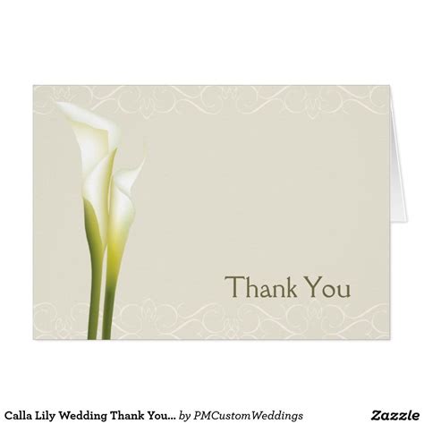 Create Your Own Card Zazzle Com Calla Lily Wedding Lily Wedding