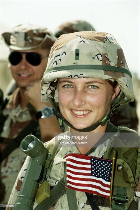 a woman member of the us military forces photographed on arrival in news photo getty images
