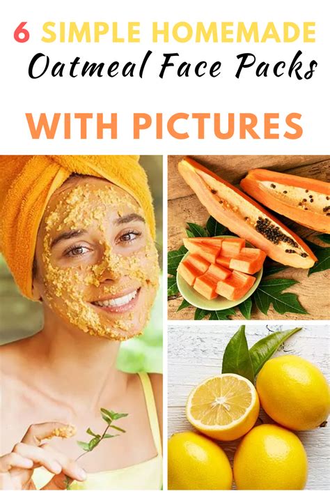 6 Simple Homemade Oatmeal Face Packs With Pictures