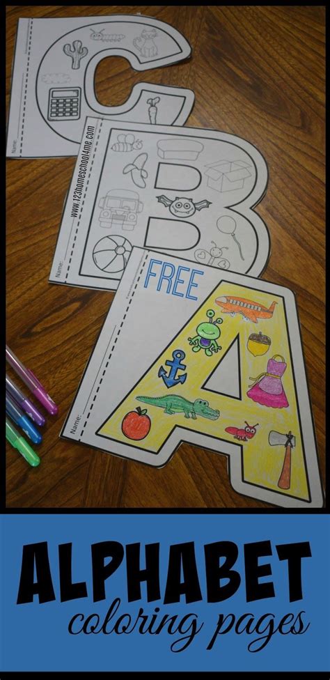 Alphabet Coloring Pages Preschool Activities Alphabet