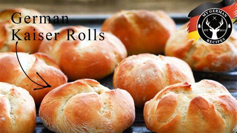 how to make german kaiser rolls handcrafted mygerman recipes youtube