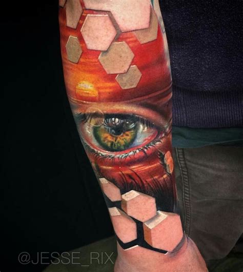 Jesse Rix Tattoo Con Imágenes Tatuaje Galaxia Tatuaje Hexágono