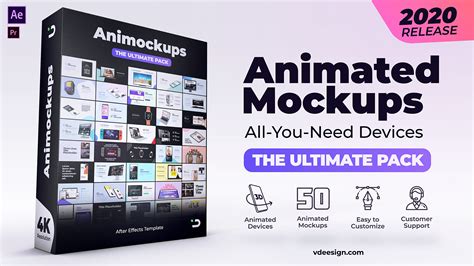 Animated Mockups And Devices Ultimate Pack — Vdeesign