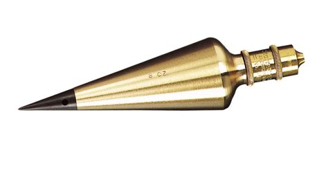 Starrett Pbb 8 Solid Brass Plumb Bob 8 Oz Tools And Home Improvement