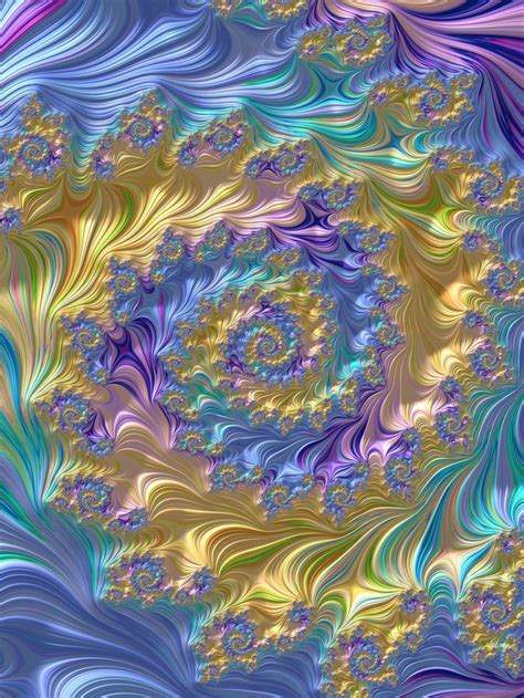 Pin By Pearl Smith On Feelgoodfractals Colorful Art Fractal Art Art