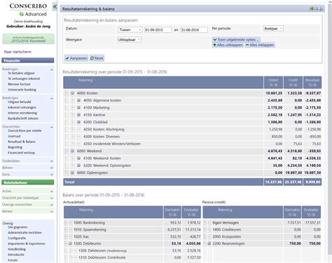 Boekhouding Vereniging Software Boekhoudprogramma Vereniging