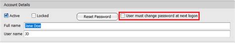 How To Change a Talk or Type User Password - Lexacom