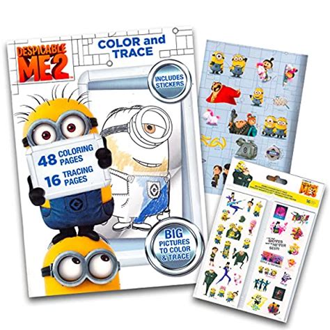 Despicable Me Minions Coloring Book With Stickers Over 200 Minions