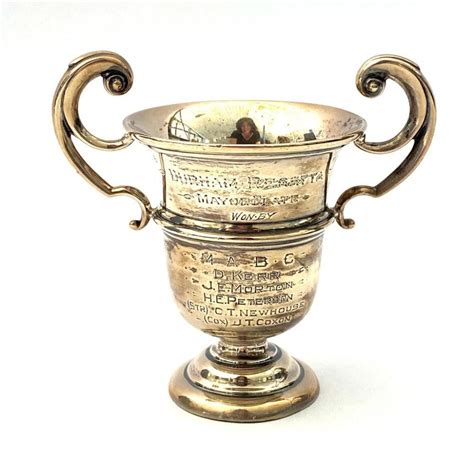 Durham Regatta Trophy Cup 1919 Walker And Hall Mugs Cups And Goblets