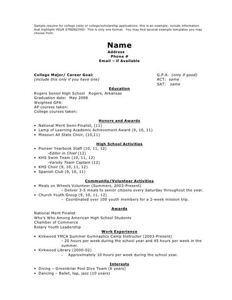 In thirty seconds or less, most employers decide whether or not to consider applicants for employment, so your resume's content must be clear, concise, and compelling. Image result for sample academic resume for college application | Student resume, Scholarships ...