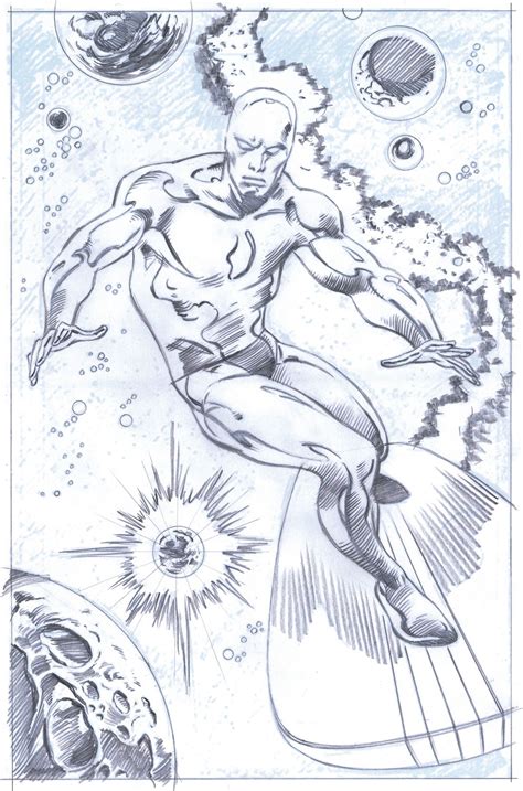 The Silver Surfer By John Buscema John Buscema Marvel Comics Art