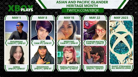 Xbox Celebrates Asian And Pacific Islander Heritage Month Xbox Wire