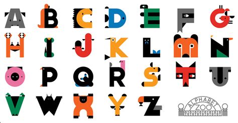 Craig And Karl Animal Font Zoo Alphabet Lettering