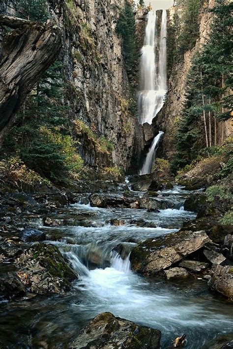 Mystic Falls Near Telluride Colorado Are In A Tremendous Setting The