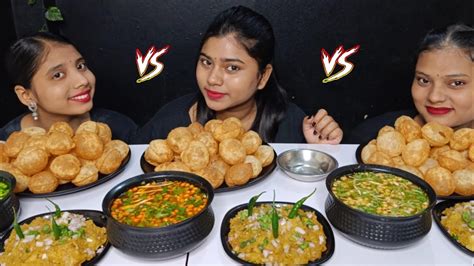 Eating Unlimited Spicy Golgappa Challenge Super Tasty Pani Puri Eating Asmr Golgappa Eating