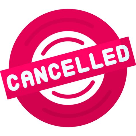 Cancelled Free Icon