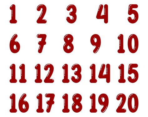 Printable Number Chart 1 10 Printable Numbers Numbers Kindergarten
