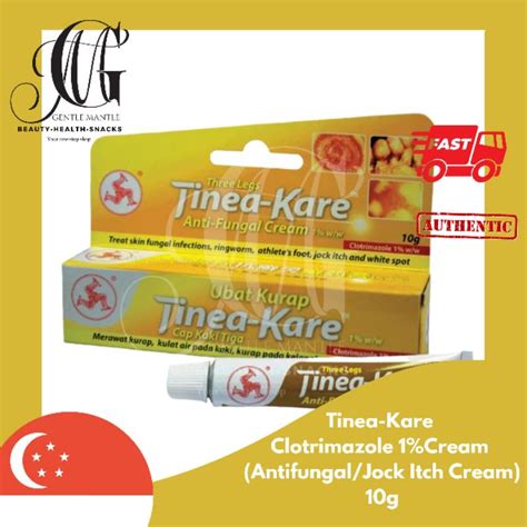 Tinea Kare Cream G EXP Antifungal Cream Clotrimazole White Spots Ringworm