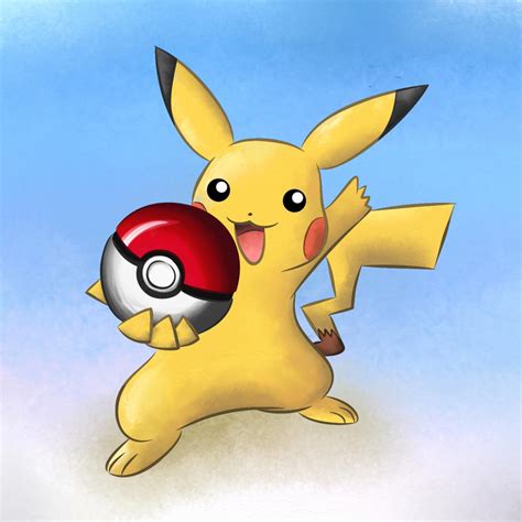 Pikachu And Pokeball By Andycarolan On Deviantart