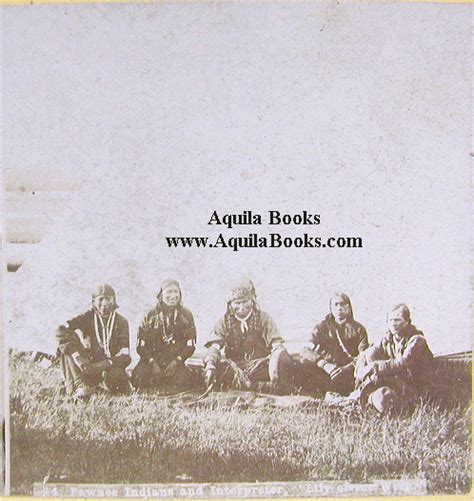 Aquila Books Historic Photographs Stereo View Pawnee Indians And