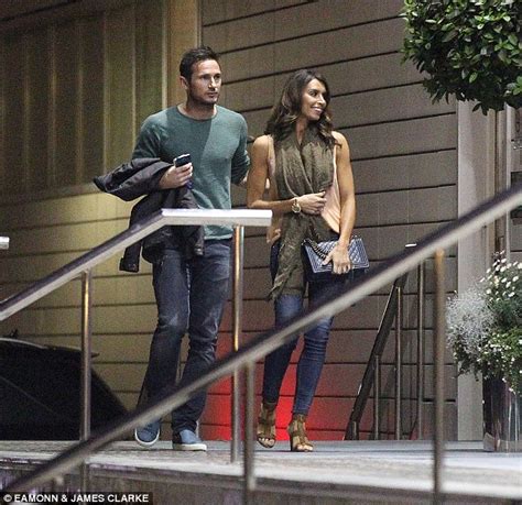 Frank Lampard and fiancée Christine Bleakley enjoy a romantic meal in Manchester Daily Mail Online
